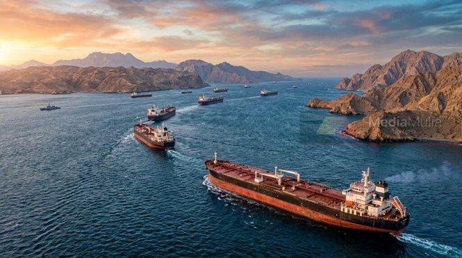 Image from: Dua kapal minyak UAE diserang di Selat Hormuz