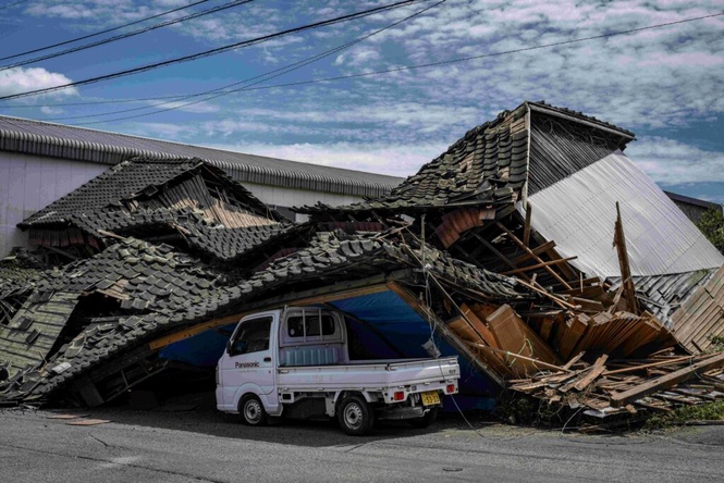 Image from: Angka kematian gempa bumi Jepun meningkat 30 orang