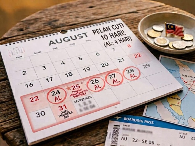 Image from: ‘Ambil 4 hari AL, cuti jadi 10 hari’