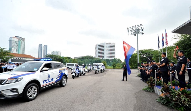 Image from: 318 pegawai, anggota Polis Johor digerak bantu PRN Negeri Sembilan