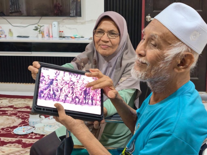 Image from: Bantu rakan cedera sampai darah masuk mulut