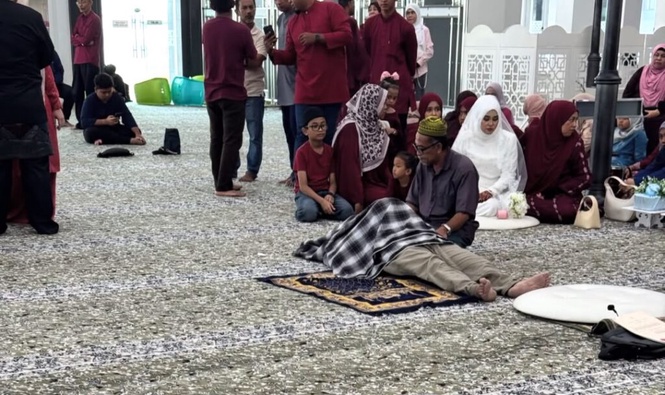 Image from: Belum sempat akad disahkan, saksi pengantin lelaki meninggal dunia