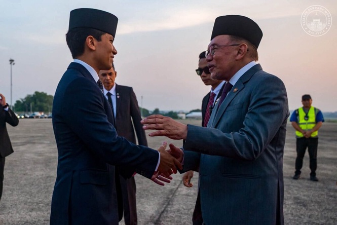 Image from: Anwar, delegasi tiba Brunei hadiri ALC ke-27 esok