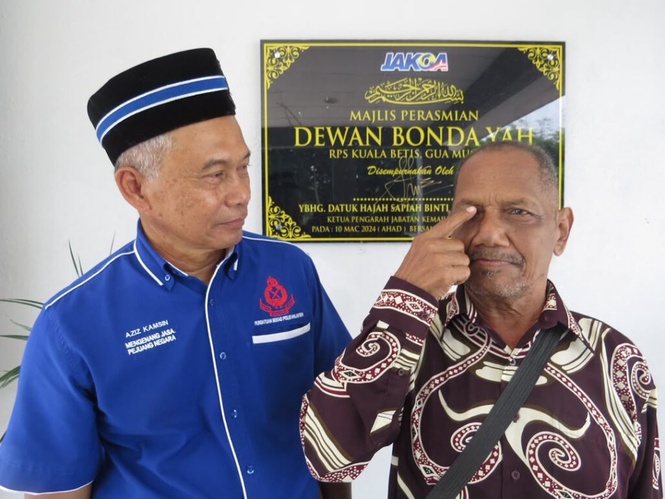 Image from: Pesara Senoi Praaq sukar lupa pengalaman ditembak atas mata
