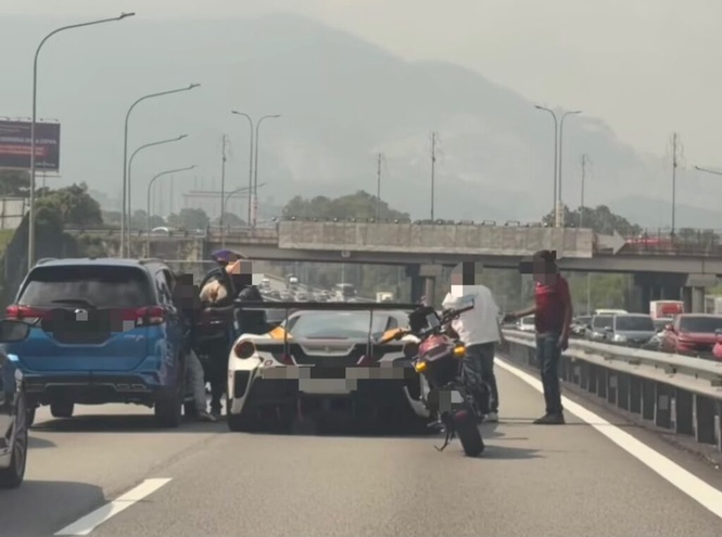 Image from: Anak ketakutan, pemandu Ferrari harap penyerang fikir nasib keluarga