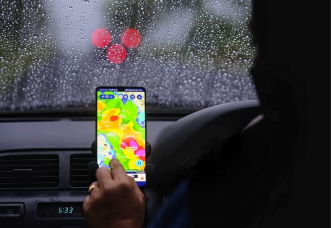 Image from: Ribut petir di Perlis dan Kedah hingga tengah hari