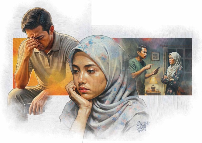 Image from: Derita isteri jadi ‘bank’ bergerak suami