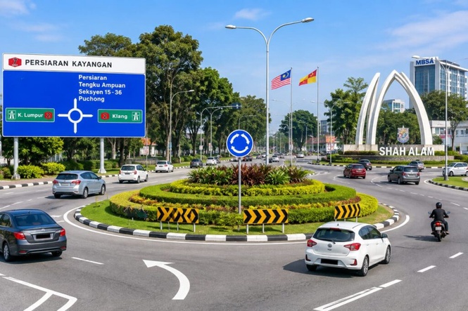 Image from: Tergesa-gesa di roundabout, nak ke mana?