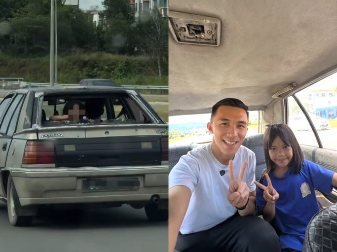 Image from: ‘Saya dah jumpa adik Mia, dalam perjalanan ke bengkel kereta’