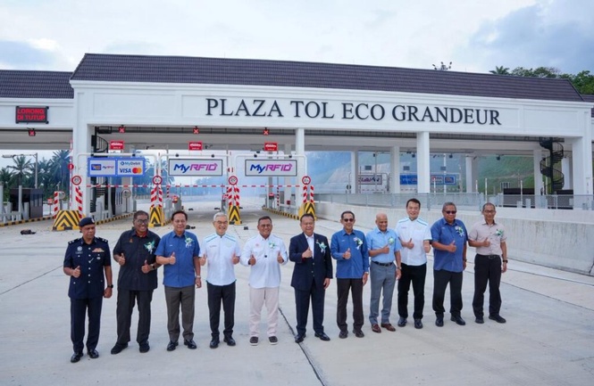 Image from: Kutipan tol persimpangan Eco Grandeur bermula tengah malam ini
