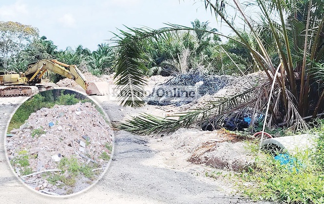 Image from: Sisa binaan Singapura buang di Malaysia