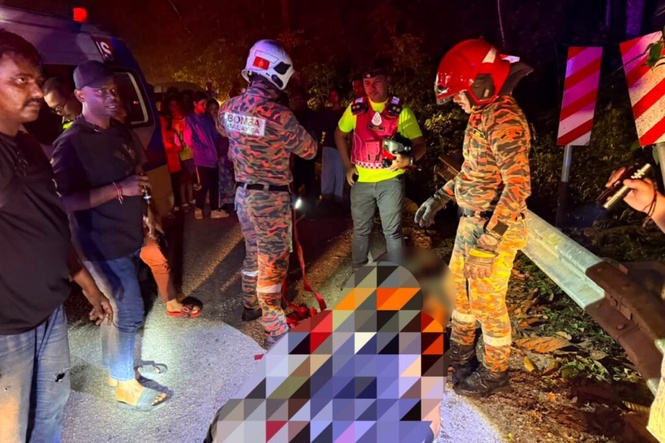 Image from: Motosikal terbabas, lelaki maut dalam sungai