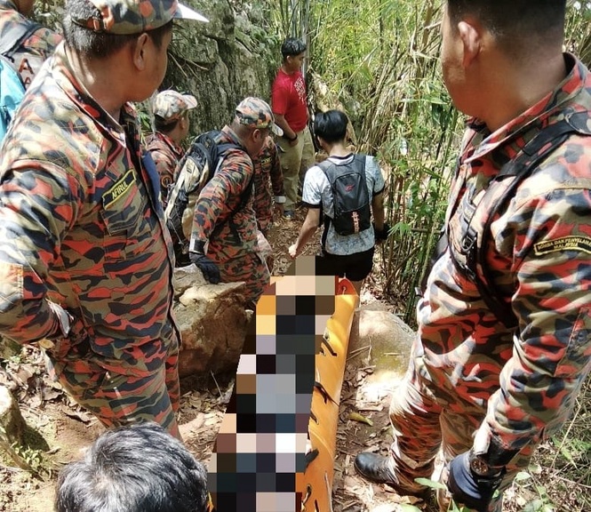 Image from: Pendaki wanita pengsan di Gunung Baling