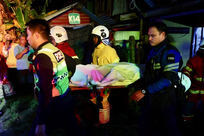 Image from: Lelaki lembam rentung terperangkap dalam rumah terbakar