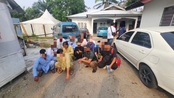 Image from: Sindiket lerai kereta curi tumpas, 20 warga asing dicekup