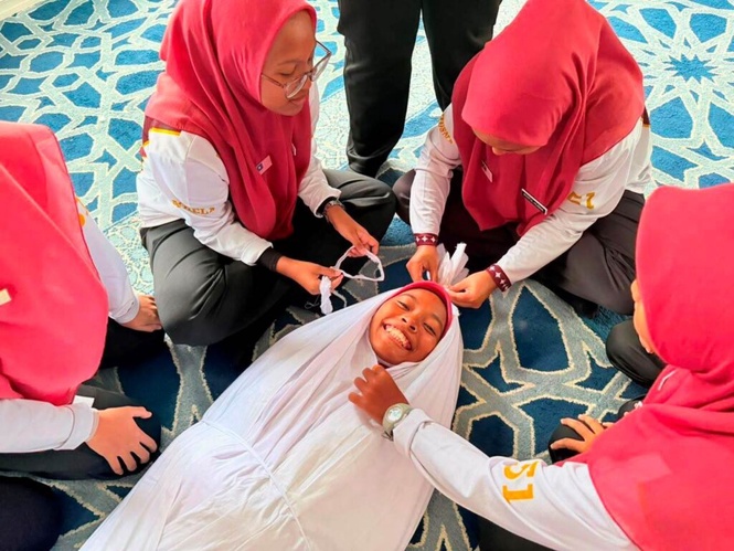 Image from: Sesma dedahkan pelajar kemahiran urus jenazah
