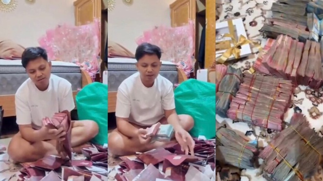 Image from: Kaya! Pengantin dapat duit salam kaut lebih RM110,000