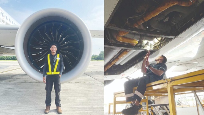 Image from: Haziq puas dapat baiki pesawat
