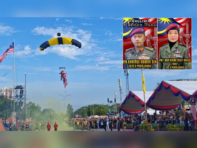 Image from: Sorakan buat Panglima 10 Briged Para, Srikandi Nor Hikmah