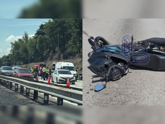 Image from: Kemalangan maut punca NKVE sesak teruk