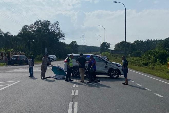 Image from: Remaja maut, rakan parah motosikal kemalangan dengan kereta