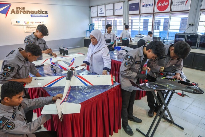 Image from: SMK Bukit Sawa perintis bangun pesawat udara tanpa pemandu