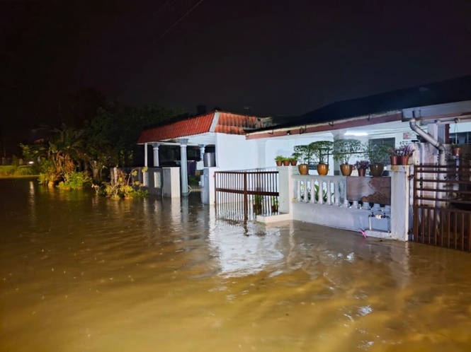 Image from: Banjir: 76 mangsa dipindahkan ke PPS di Perak
