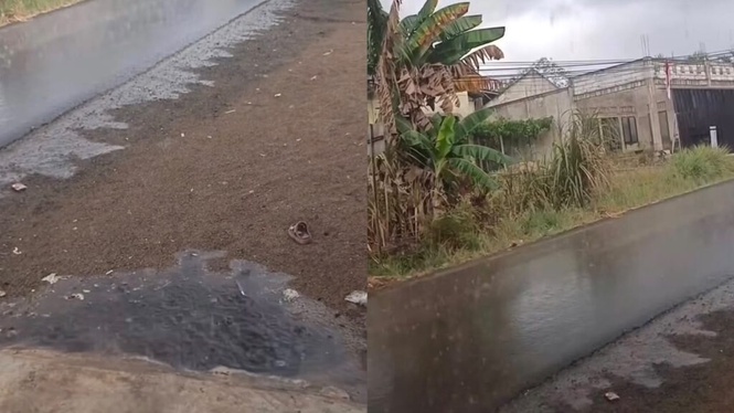 Image from: Penduduk gembira, hujan lebat sapu jerebu Kalimantan