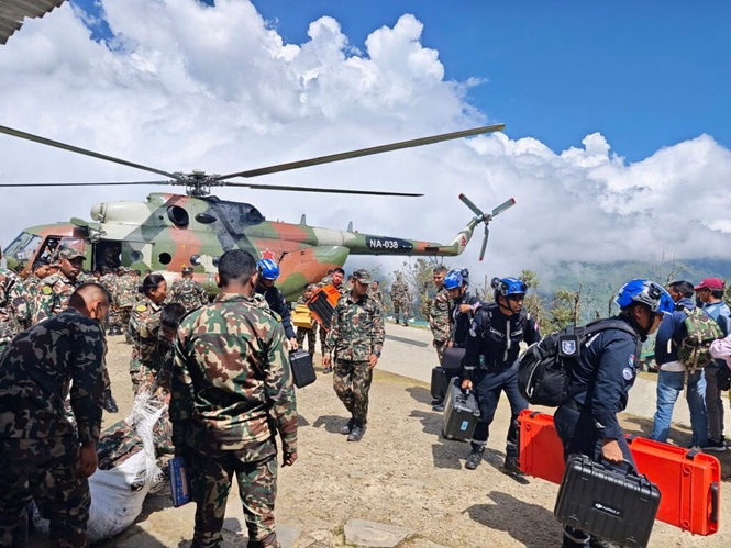 Image from: Hujan hampir setiap hari, operasi dron SMART di Nepal terjejas