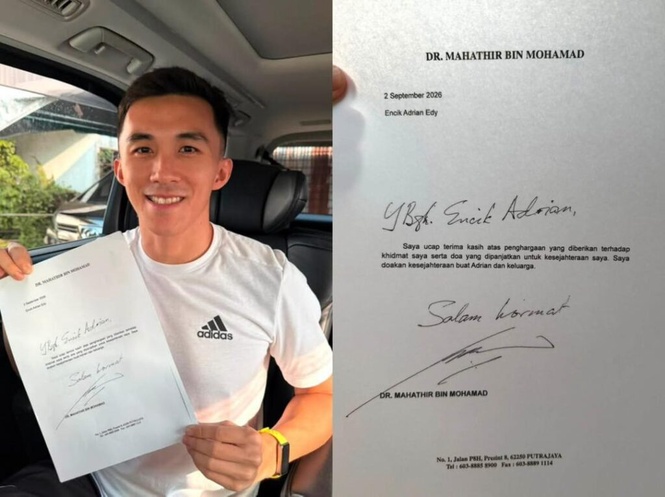 Image from: ‘Tak sangka dapat surat daripada Tun M’