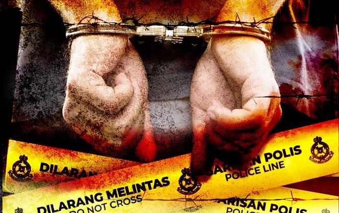 Image from: Lima lelaki kaki gaduh depan kelab malam dicekup