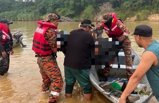 Image from: Budak lemas selepas 14 jam hilang