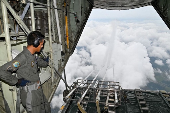 Image from: Pembenihan awan di Sarawak bermula hari ini