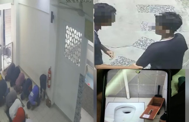 Image from: Tular 2 remaja curi tabung ketika jemaah solat