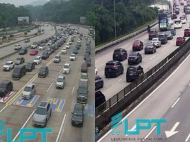 Image from: Cuti sekolah tamat, sesak 5.4km menghala Plaza Tol Gombak
