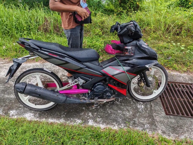Image from: Pemuda kantoi guna plat motosikal kakak elak bayar bulanan