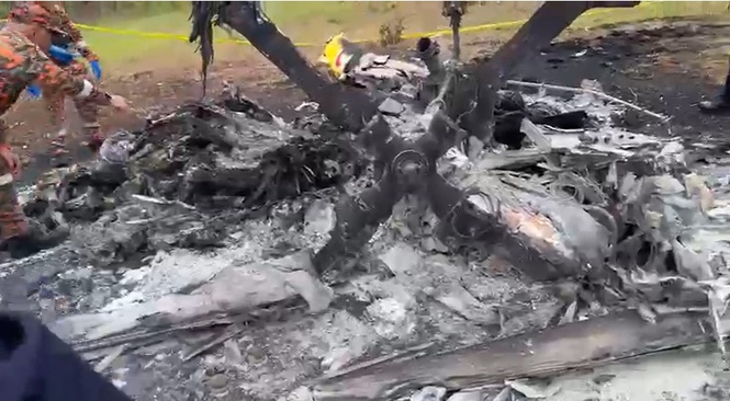 Image from: Lima mangsa helikopter terhempas ditemukan dalam keadaan tidak sempurna