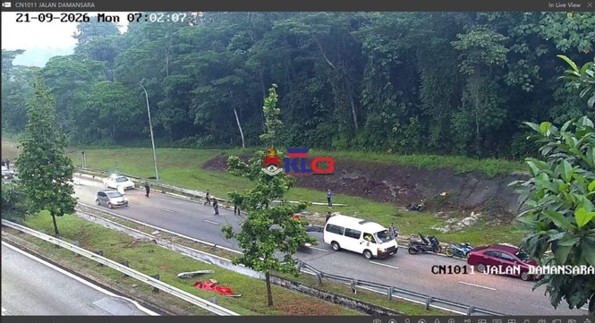 Image from: Penunggang motosikal maut dirempuh lori
