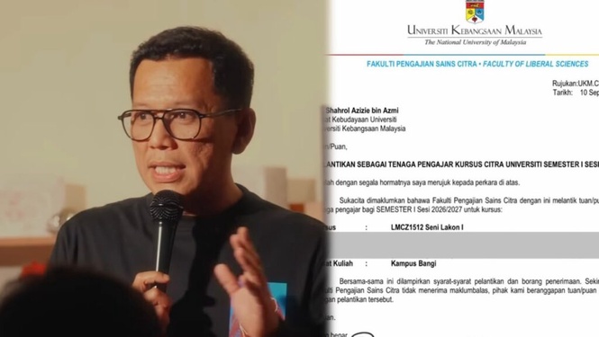 Image from: Shahrol Shiro dilantik tenaga pengajar Kursus Citra UKM