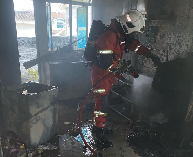 Image from: Mahu memasak, rumah sewa pelajar wanita terbakar