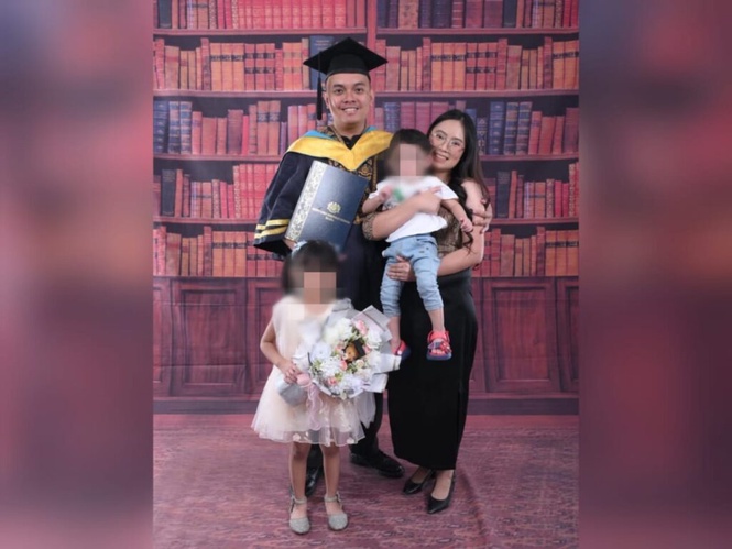 Image from: I lost my husband, kids lost their daddy – Isteri Alexson Adit
