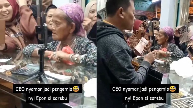 Image from: Pengemis beli barang kemas lebih RM10,000