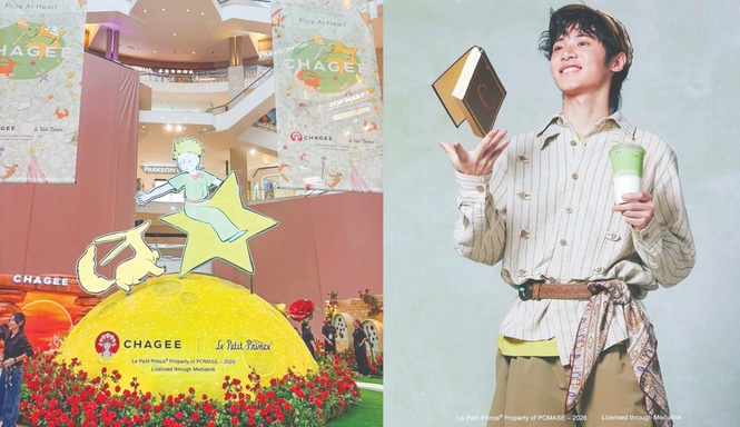 Image from: Chagee perkenal siri matcha The Little Prince