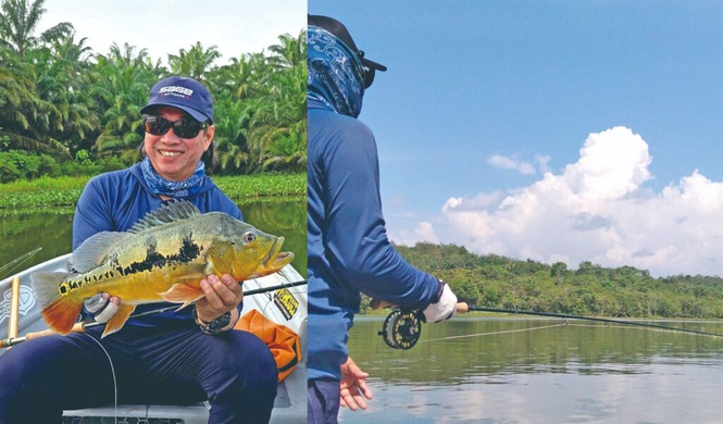 Image from: Elegan pancingan layang di Empangan Kelau