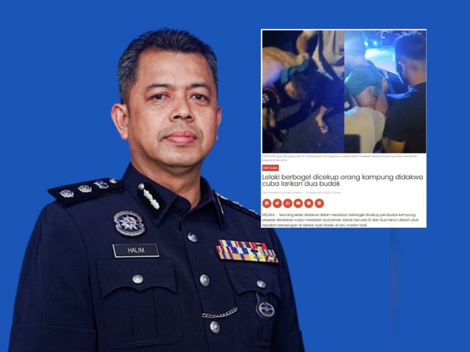 Image from: Lelaki berbogel cuba larikan dua kanak-kanak ditahan