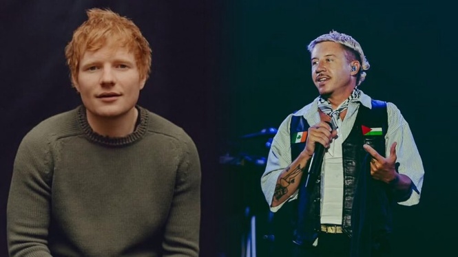 Image from: Sokong Palestin, Macklemore disingkirkan Ed Sheeran