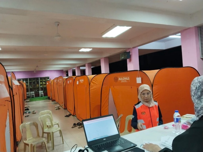 Image from: Banjir di Kuala Pilah, 61 mangsa dipindahkan ke dua PPS