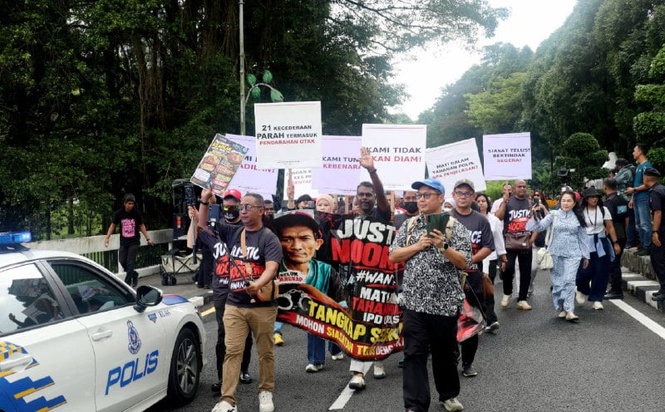 Image from: Keluarga Noorizwan tuntut pelaku ditahan, didakwa