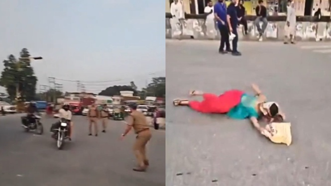 Image from: Suami cabut lari elak saman, biarkan isteri terbaring di atas jalan