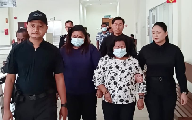 Image from: Tiga beranak didakwa dera budak lelaki hingga cedera